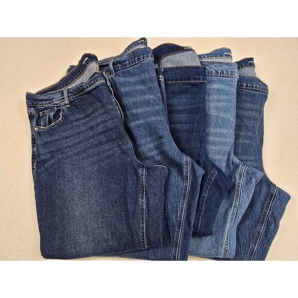 Old Navy Denim - Old Navy Womens 5 PAIRS Jeans Size 22L 22 Long Mid-Rise Denim